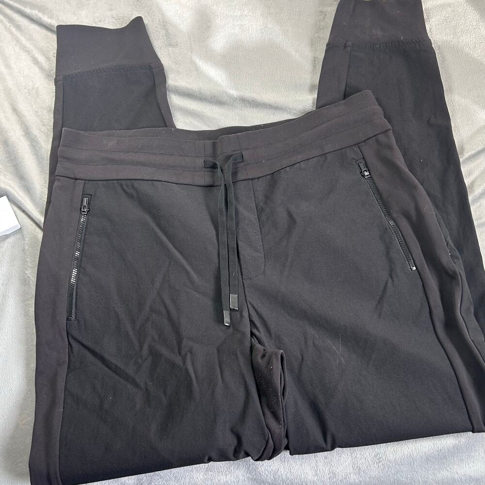 Athleta Headlands Hybrid Trek Mid Rise Joggers in Black size 10